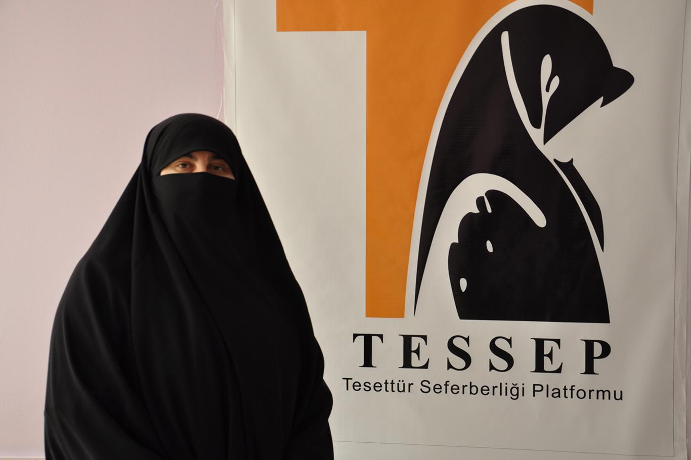TESSEP’ten çarşaflı kadına yönelik saldırıya tepki TESSEP’ten çarşaflı kadına yönelik saldırıya tepki